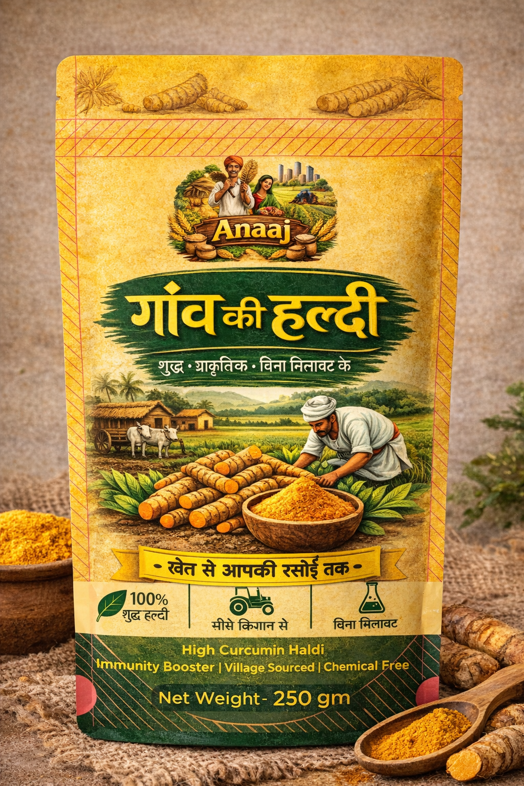 Original Haldi Powder - 250 gm